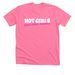 Hot Girls Burn Clean Candles, a Neon Pink Premium Unisex Tee