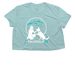 FFK9 Trainers 2025, a Dusty Blue Women?s Flowy Cropped Tee