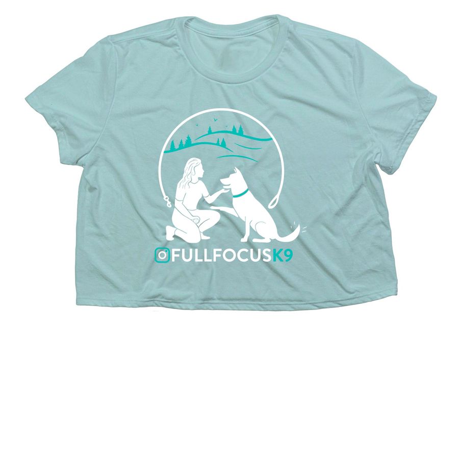 FFK9 Trainers 2025, a Dusty Blue Women?s Flowy Cropped Tee