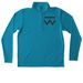 Ride the Wind&nbsp;, a Atomic Blue Unisex Performance Quarter Zip Pullover