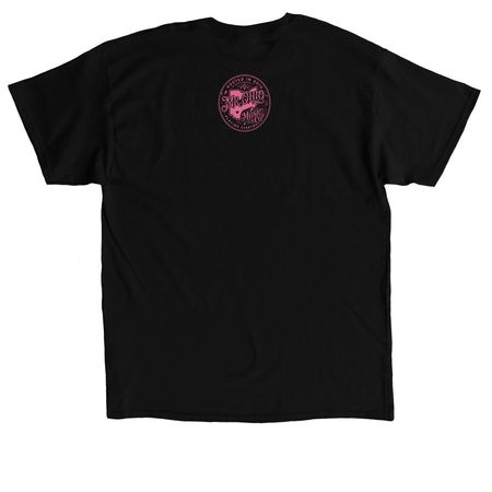 I heart u, a Black Classic Unisex Tee (back-view)