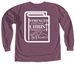 Root and Rise Bible Study&nbsp;, a Berry Comfort Colors Long Sleeve Tee (back-view)