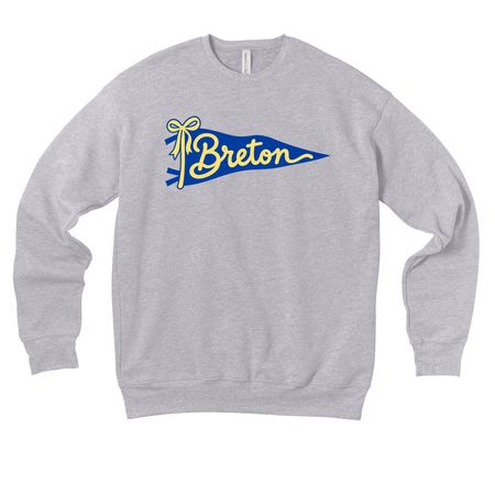 Fun Flag, a Athletic Heather Premium Drop Shoulder Sweatshirt