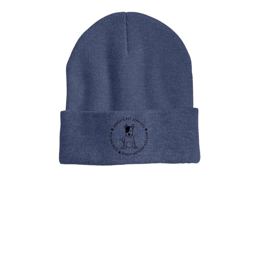JPS Beanie Color Set 2, a Heather Navy Printed Cuffed Beanie