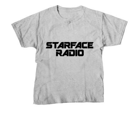 Starface Radio Logo, a Sport Grey Youth Unisex Tee