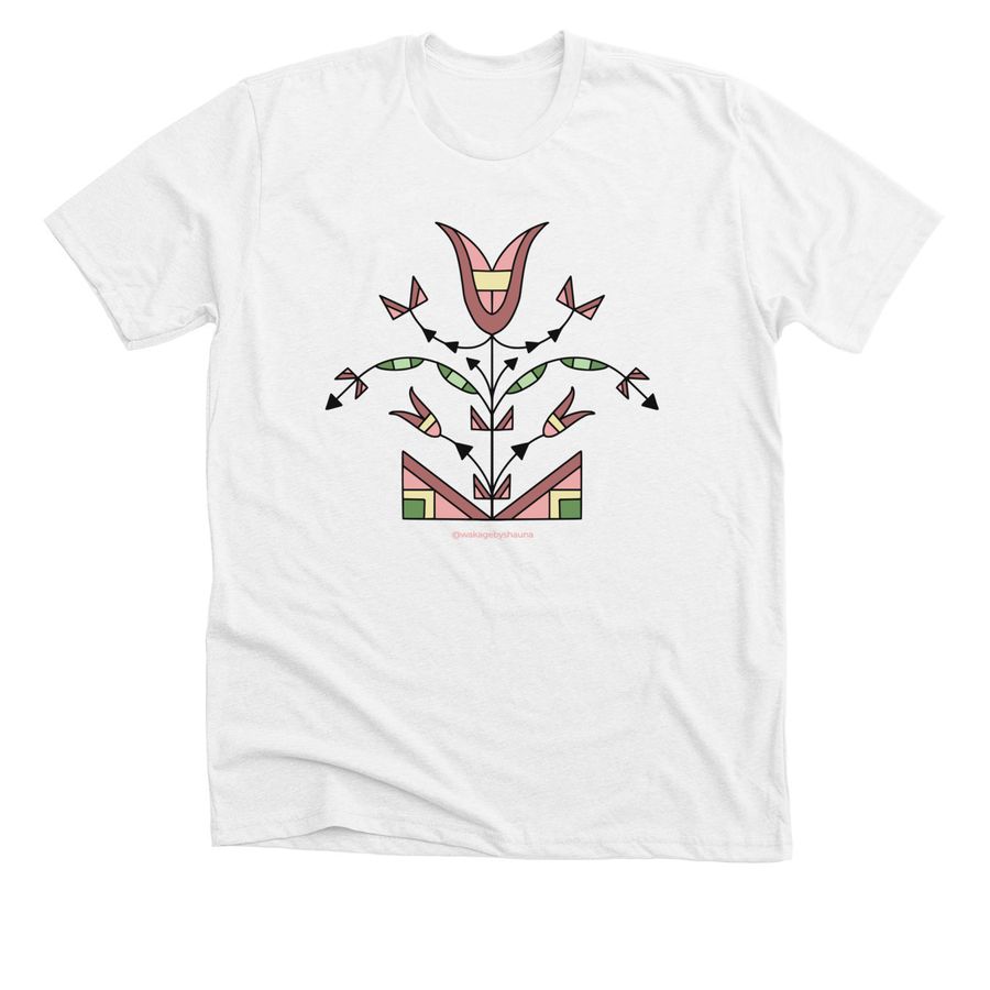 wetu, a Solid White Blend Premium Unisex Tee