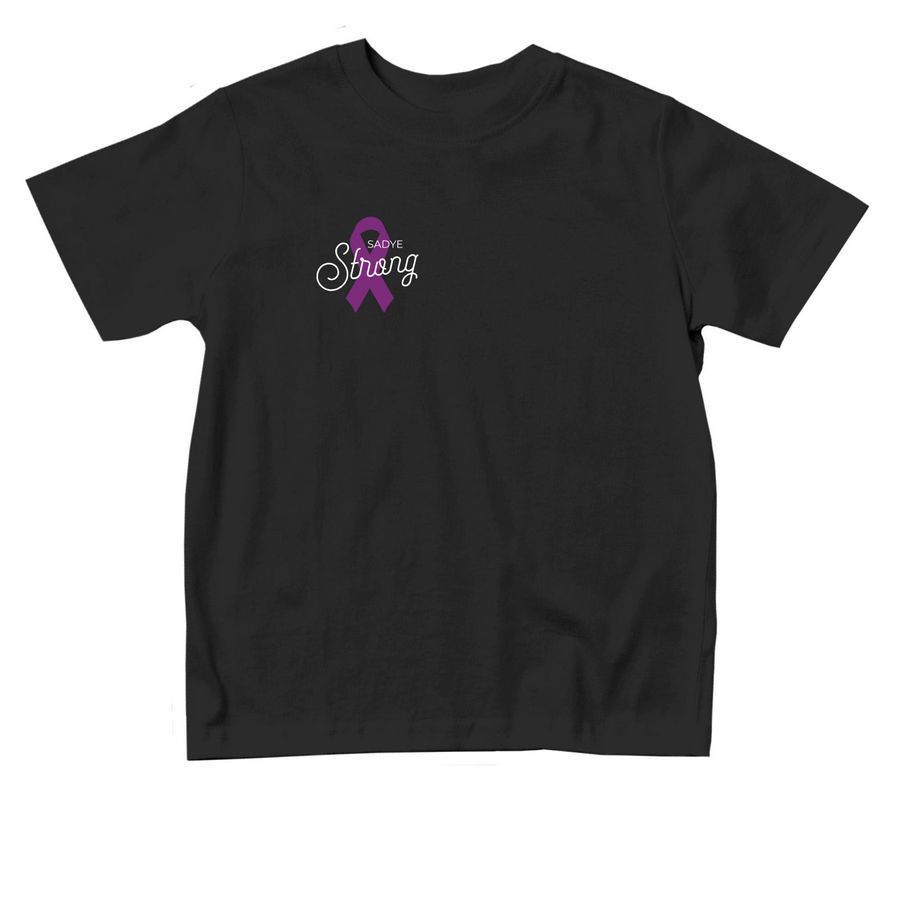 Sadye Strong | Cancer Fundraiser | TODDLER, a Black Toddler Tee