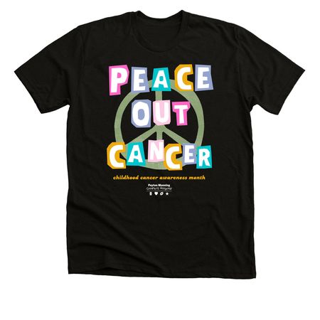 2026 Childhood Cancer Awareness Month, a Black Heather Premium Unisex Tee