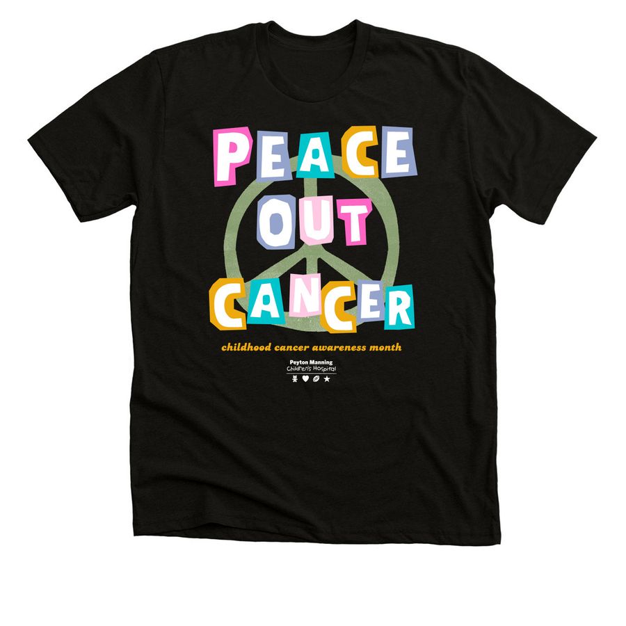 2026 Childhood Cancer Awareness Month, a Black Heather Premium Unisex Tee