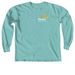 The Arc Long Sleeved Tee, a Chalky Mint Comfort Colors Long Sleeve Tee