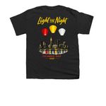 The James Warriors, a Black Youth Unisex Tee (back-view)