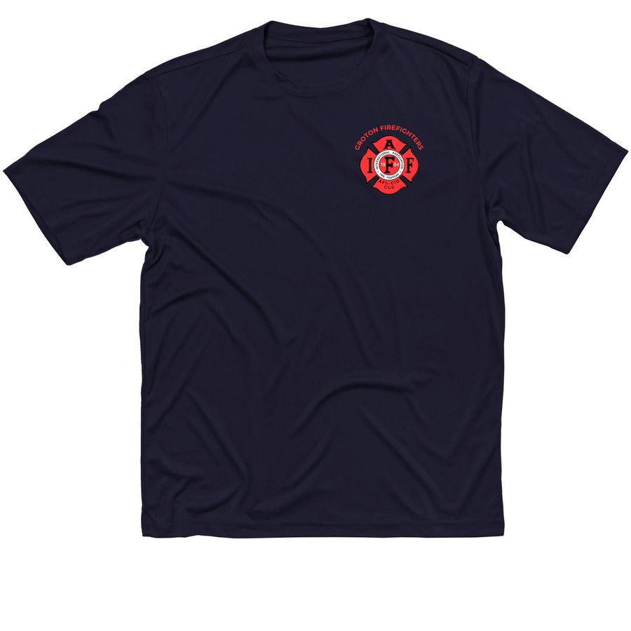 IAFF Workout Shirt - Red, a True Navy Classic Performance Tee