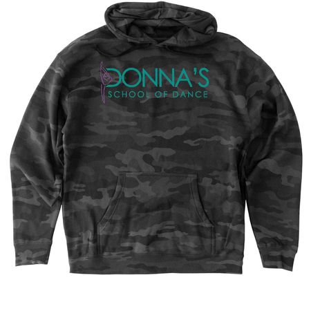 DSD Fun Hoodies, a Black Camo Heavyweight Camo Pullover Hoodie