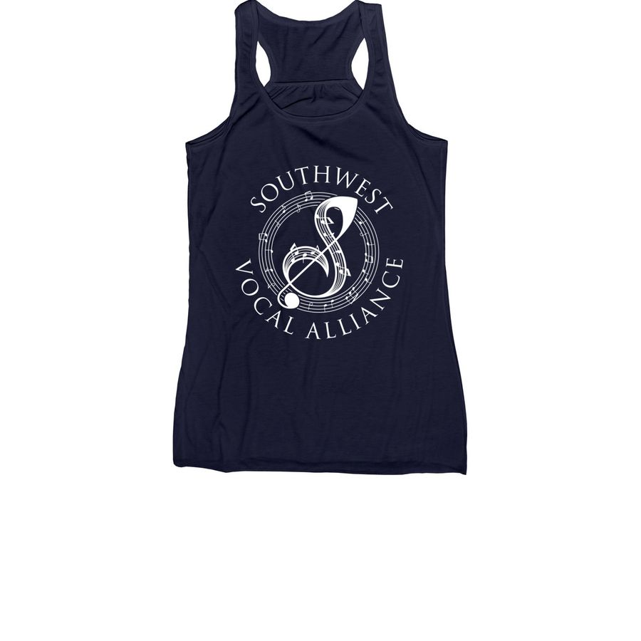 Southwest Vocal Alliance, a Navy Women's Racerback