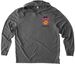 Brave Like Lucy ? No More Flippin' Chemo, a Aluminum Grey Allmade Eco Triblend Hoodie Tee