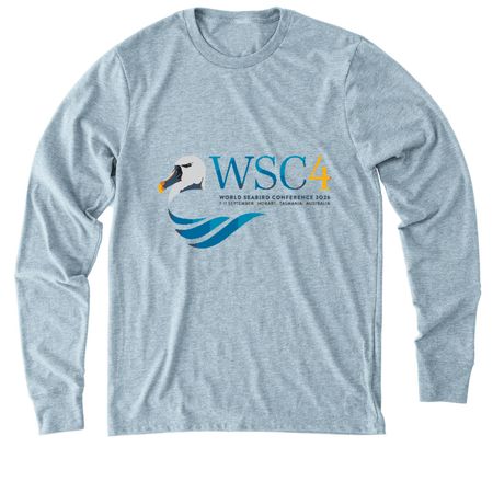 WSC4&nbsp;Eco-Friendly Long Sleeve, a I Like You Blue Allmade Eco Triblend Long Sleeve Tee
