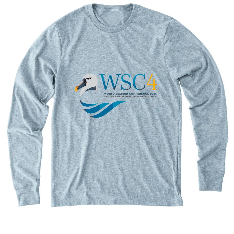 WSC4&nbsp;Eco-Friendly Long Sleeve, a I Like You Blue Allmade Eco Triblend Long Sleeve Tee