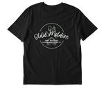 Oldie Moldies, a Black Stanley/Stella Unisex Creator 2.0 Tee (back-view)