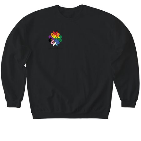 CCYJ Pride Shirt, a Black Softstyle Crewneck Sweatshirt