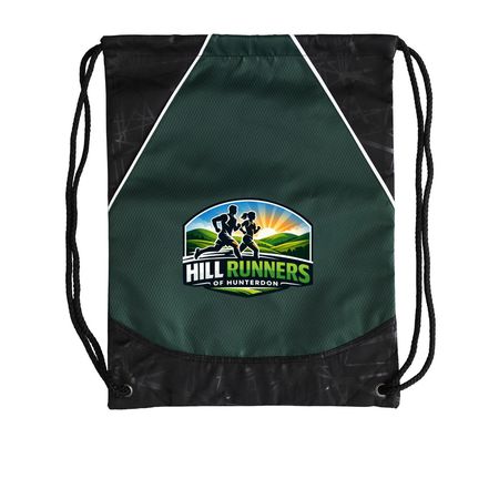 HRH Drawstring Bags, a Forest Green Rival Cinch Pack