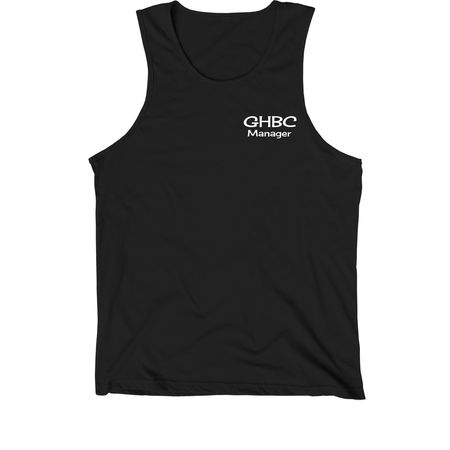 Manager - TShirts and Sweatshirts, a Black Premium Cotton Tank