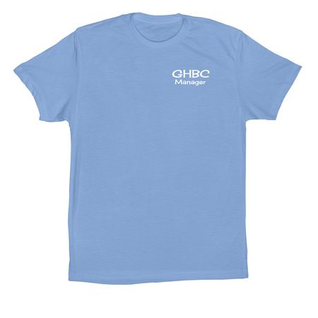 Manager - TShirts and Sweatshirts, a Carolina Blue Premium Cotton Tee