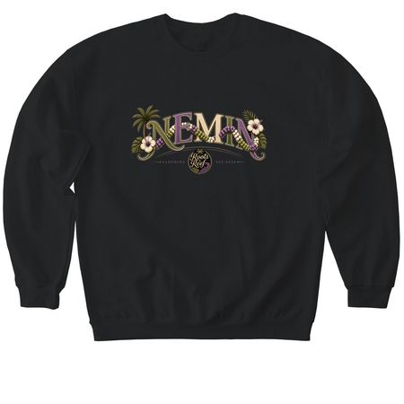NEMIN26, a Black Softstyle Crewneck Sweatshirt