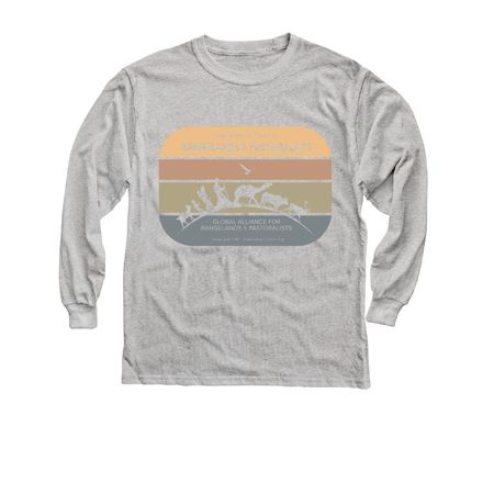 Rangelands & Pastoralists! Vintage print, a Sport Grey Youth Long Sleeve Tee