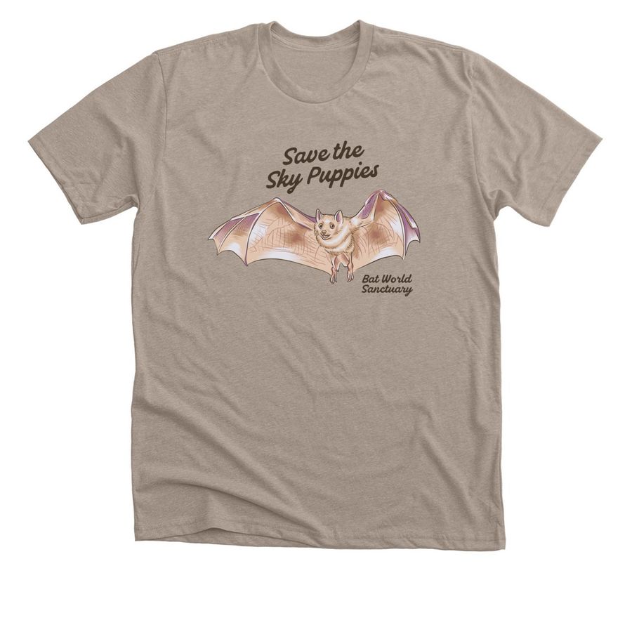 Save the Sky Puppies, a Heather Stone Premium Unisex Tee