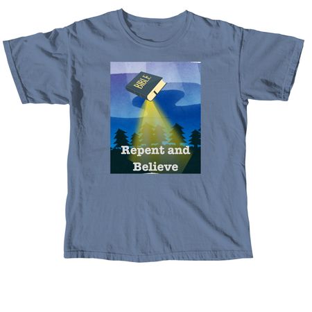 Cross Files Shirts, a Blue Jean Comfort Colors Unisex Tee