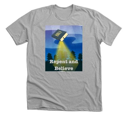 Cross Files Shirts, a Athletic Heather Premium Unisex Tee