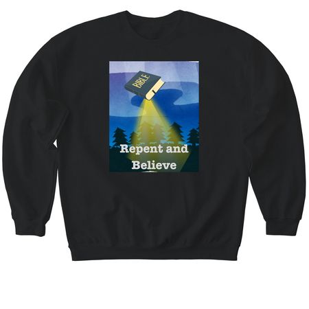 Cross Files Shirts, a Black Softstyle Crewneck Sweatshirt
