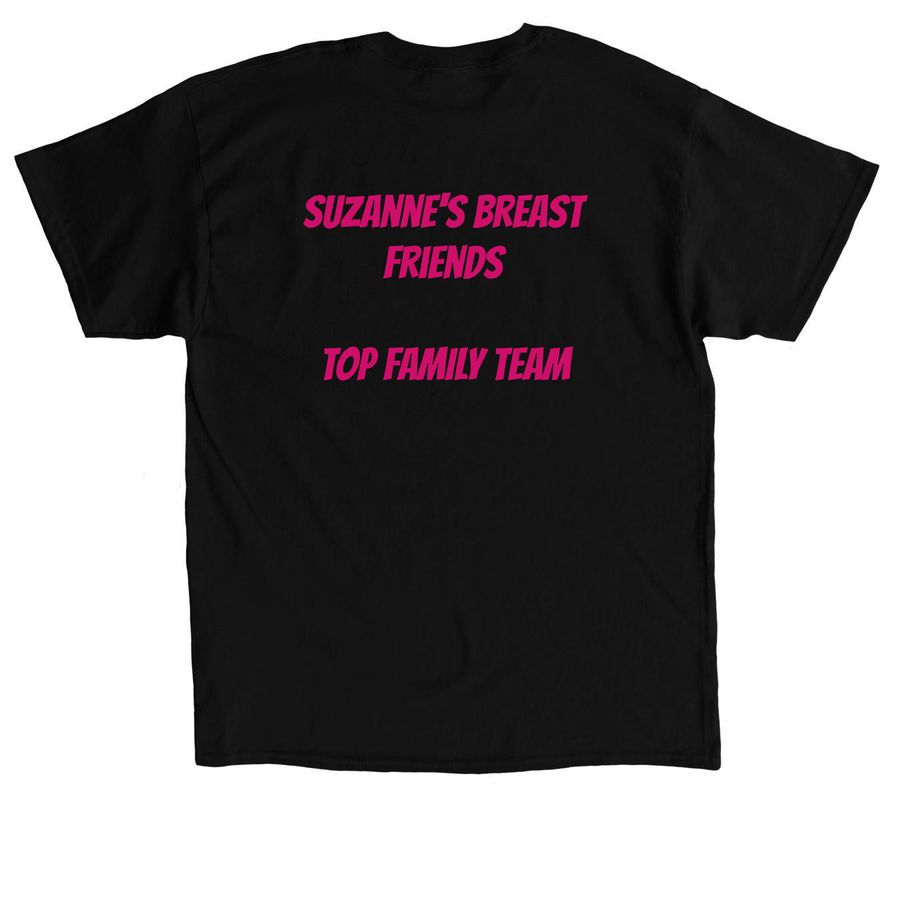 Susan G Komen More than Pink Walk 2026, a Black Classic Unisex Tee (back-view)