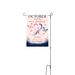 October is for our babies yard sign, a White 12" x 18" Yard Flag with Stake