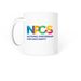 NPCS Mugs, a White Coffee Mug (back-view)