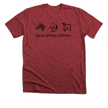 EHC Equine Heads, a Cardinal Premium Unisex Tee