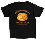 Radio 1190 Biscuit - Flatiron Two Tone, a Black Classic Unisex Tee (back-view)