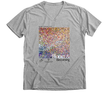 Spring ArtScene 2026, a Athletic Heather Premium V-Neck Tee