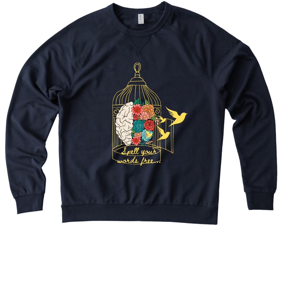 Freedom Shirts, a Night Sky Navy Allmade Organic French Terry Crewneck Sweatshirt