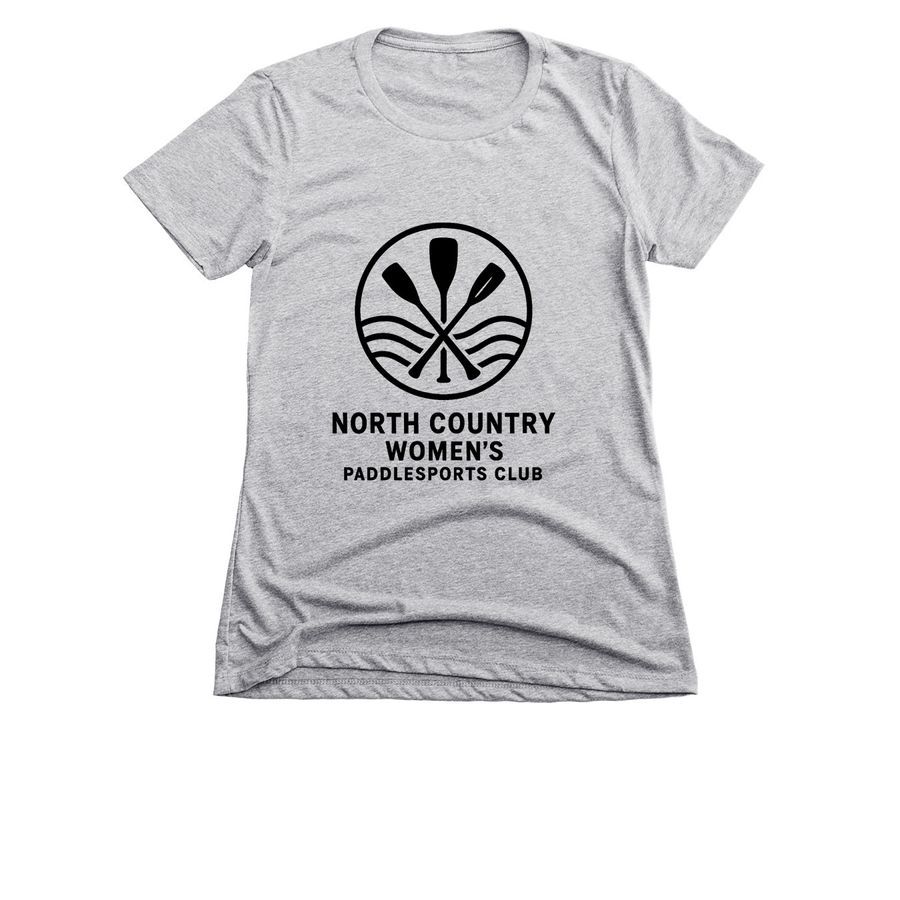 SLVP North Country Women's Paddlesport Club, a Dark Heather Grey Women's Slim Fit Tee