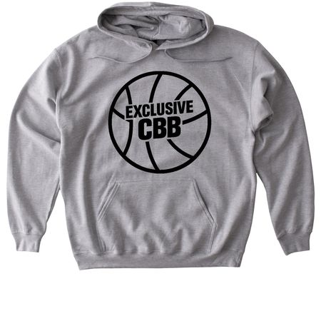 CBB>NBA Black Logo, a Sport Grey Gildan Softstyle Pullover Hoodie