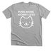 Purr More Worry Less, a Athletic Heather Premium Unisex Tee