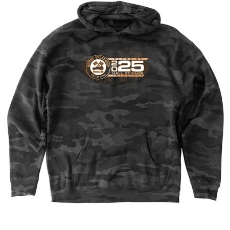 Class of 2025 Merch, a Black Camo Heavyweight Camo Pullover Hoodie