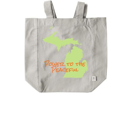 Alan Swank for MI, a Natural Recycled Cotton Tote Bag