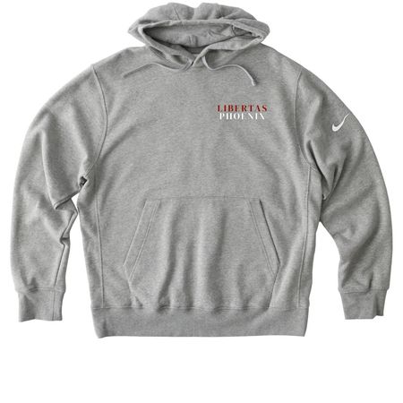 Nike Sweatshirts, a Dark Grey Heather Nike Club Fleece Pullover Hoodie