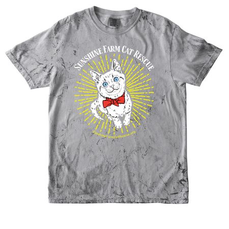 Sunshine Farm Cat Rescue, a Smoke Comfort Colors Colorblast Tee