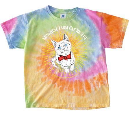 Sunshine Farm Cat Rescue, a Eternity Youth Tie Dye Tee