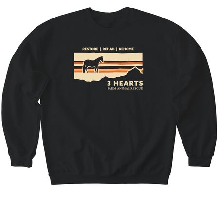 Summer FUNdraiser, a Black Softstyle Crewneck Sweatshirt