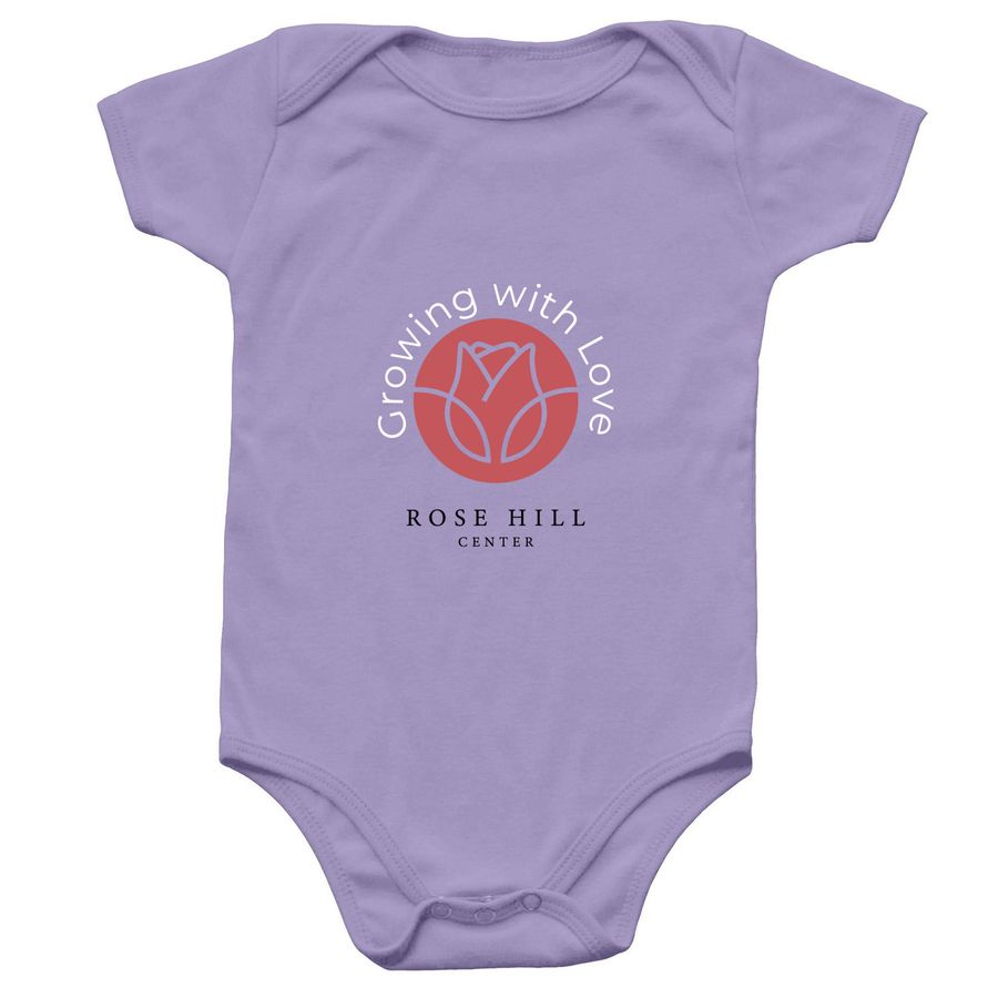 Rose Hill Baby Onesie, a Lavender Infant Onesie