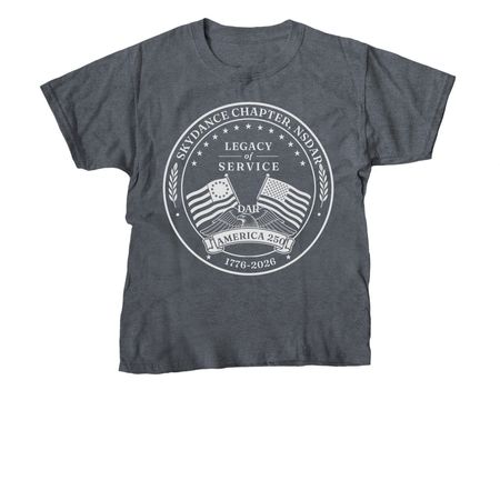 Legacy of Service Shirts 2.0, a Dark Heather Youth Unisex Tee